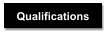 Qualifications
